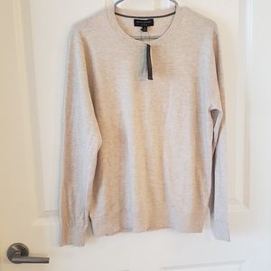 Oatmeal Banana Republic crewneck sweater